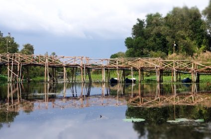 tan-lap-floating-village-in-long-an-850000-mekong-delta-bamnoo-bridge